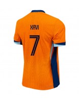 Nederland Xavi Simons #7 Hjemmedrakt EM 2024 Korte ermer